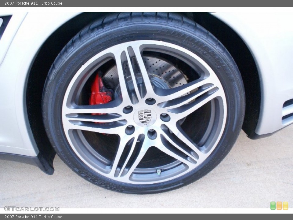 2007 Porsche 911 Turbo Coupe Wheel and Tire Photo #65555930