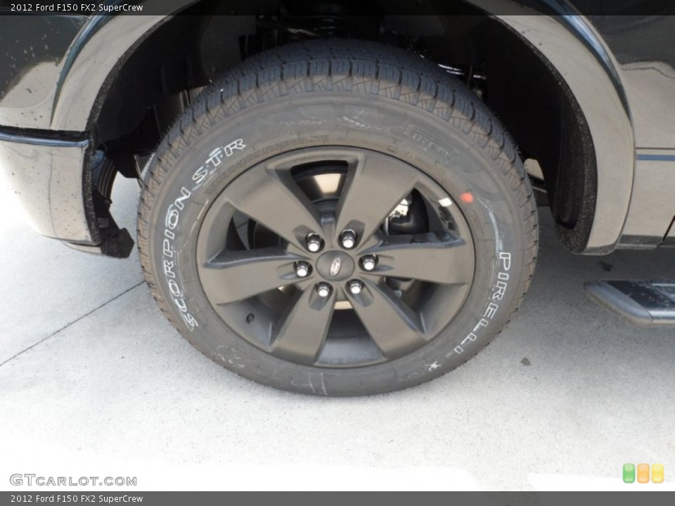 2012 Ford F150 FX2 SuperCrew Wheel and Tire Photo #65561858