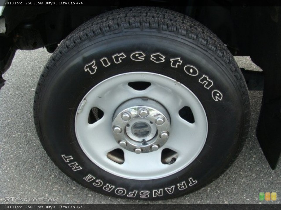 2010 Ford F250 Super Duty XL Crew Cab 4x4 Wheel and Tire Photo #65567105
