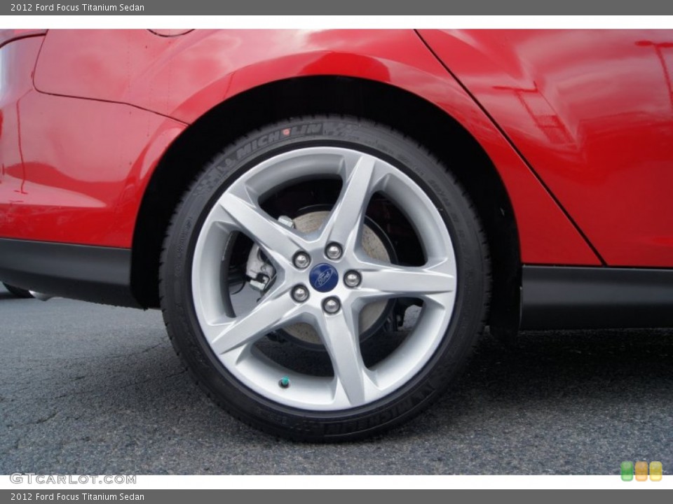 2012 Ford Focus Titanium Sedan Wheel and Tire Photo #65571494