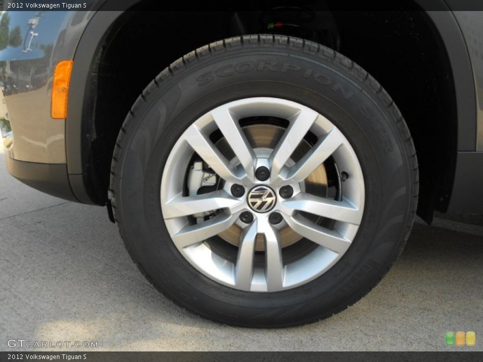 2012 Volkswagen Tiguan S Wheel and Tire Photo #65574641