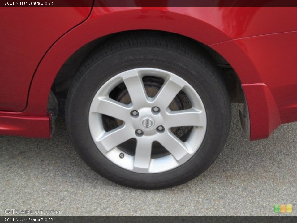 2011 Nissan Sentra 2.0 SR Wheel and Tire Photo #65575580