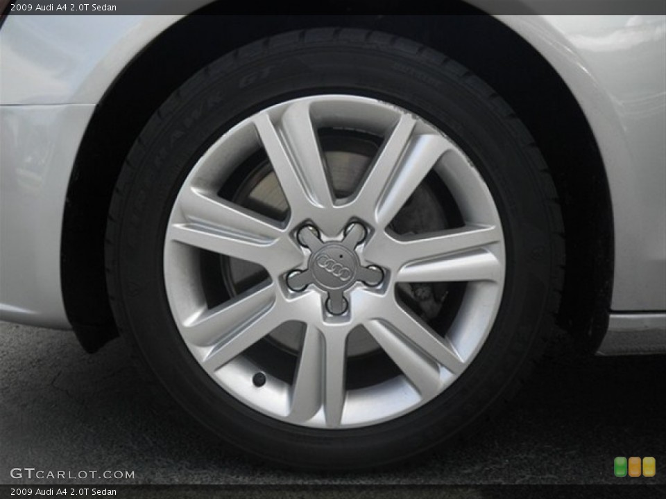 2009 Audi A4 2.0T Sedan Wheel and Tire Photo #65577488