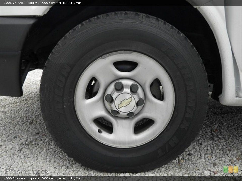 2006 Chevrolet Express 1500 Commercial Utility Van Wheel and Tire Photo #65579600