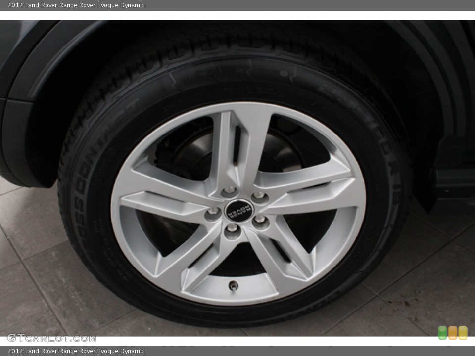 2012 Land Rover Range Rover Evoque Dynamic Wheel and Tire Photo #65579921