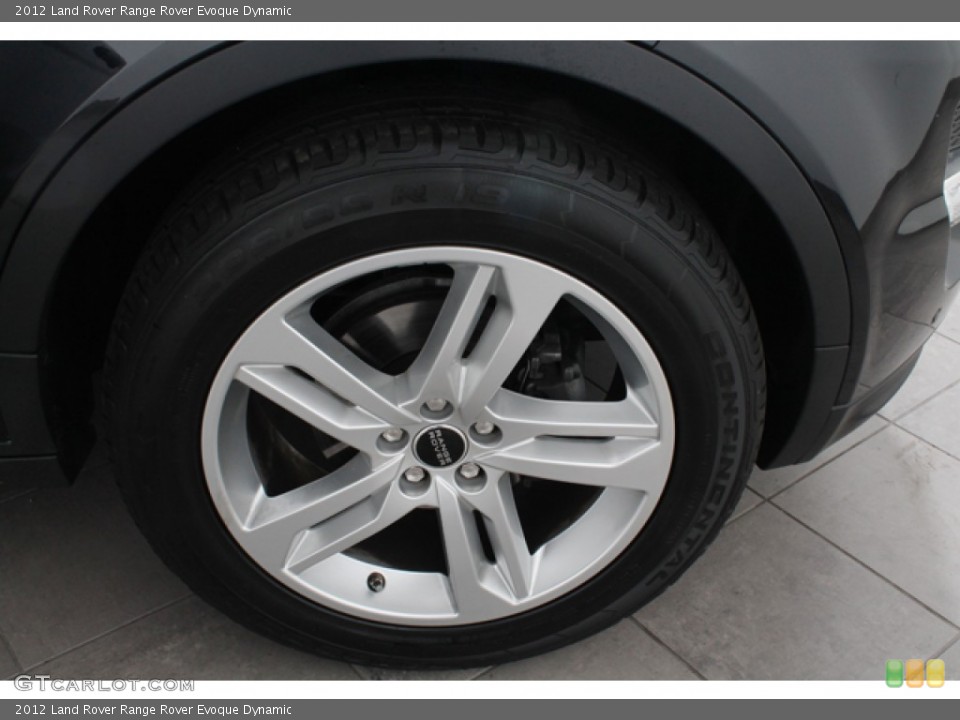 2012 Land Rover Range Rover Evoque Dynamic Wheel and Tire Photo #65579930