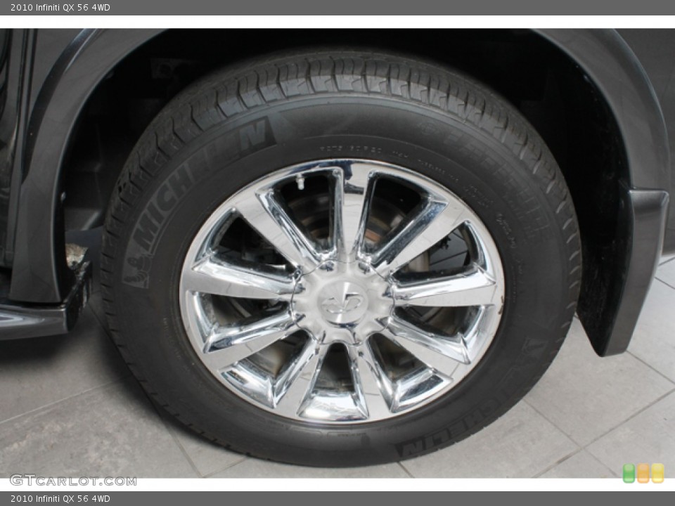 2010 Infiniti QX 56 4WD Wheel and Tire Photo #65583506