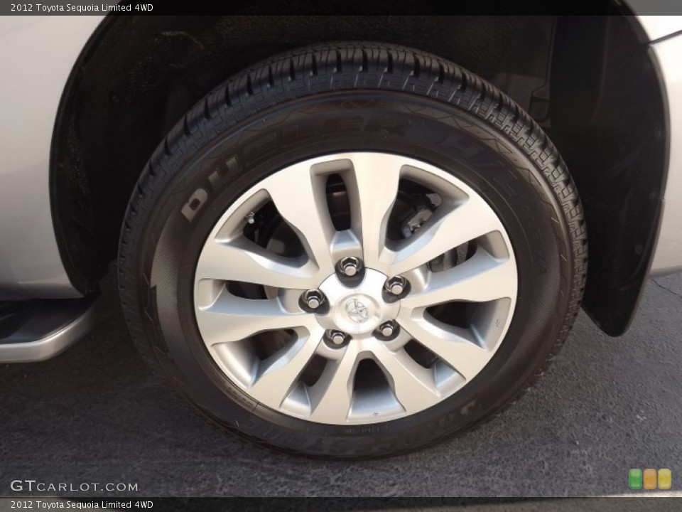 2012 Toyota Sequoia Limited 4WD Wheel and Tire Photo #65588093