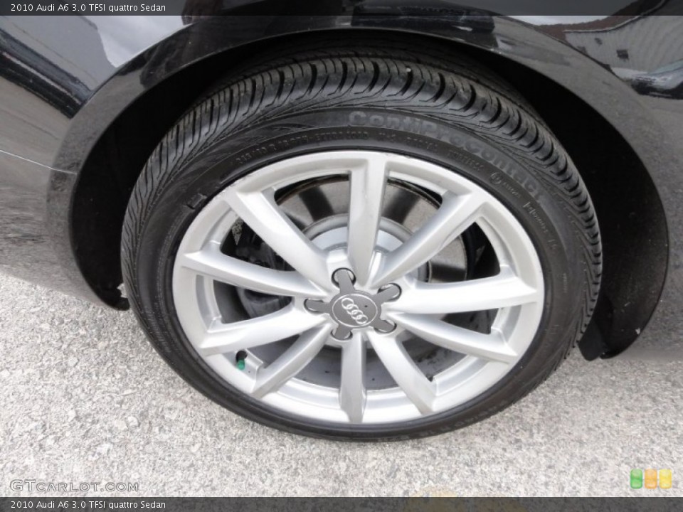 2010 Audi A6 3.0 TFSI quattro Sedan Wheel and Tire Photo #65599145