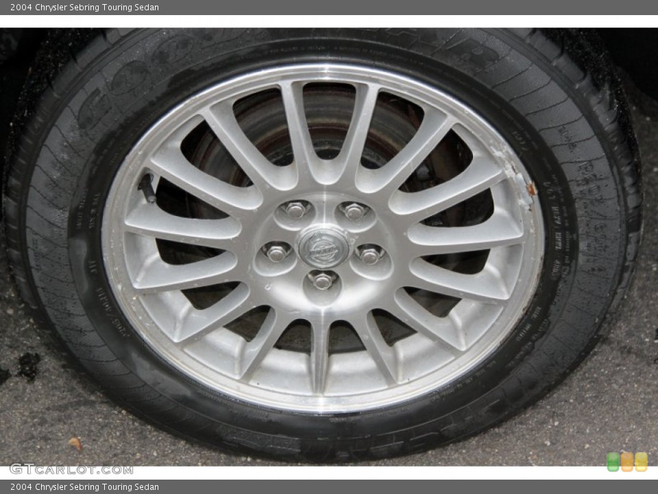 2004 Chrysler Sebring Touring Sedan Wheel and Tire Photo #65602010
