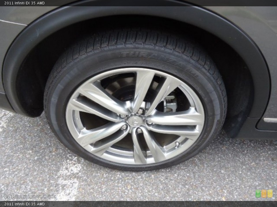 2011 Infiniti EX 35 AWD Wheel and Tire Photo #65603351
