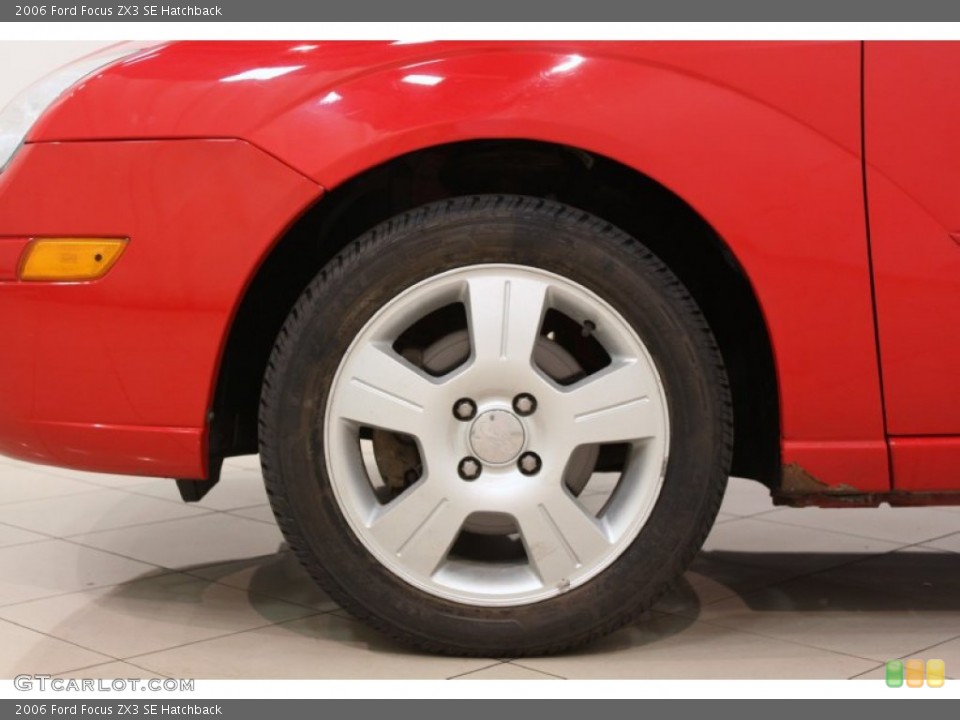 2006 Ford Focus ZX3 SE Hatchback Wheel and Tire Photo #65606714