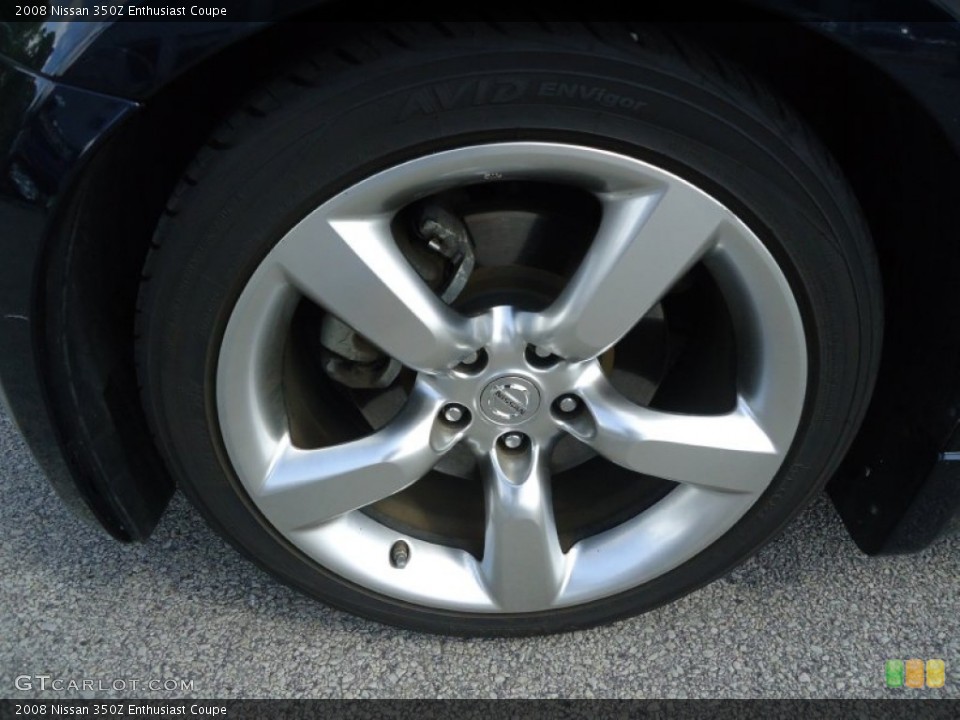 2008 Nissan 350Z Enthusiast Coupe Wheel and Tire Photo #65617878