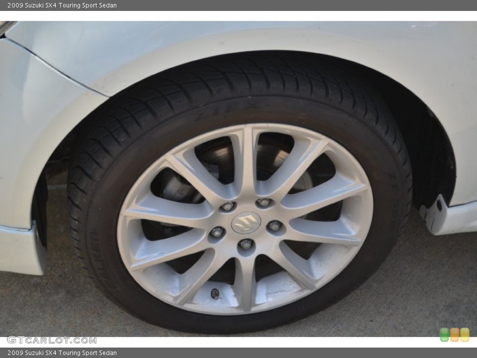2009 Suzuki SX4 Touring Sport Sedan Wheel and Tire Photo #65618082