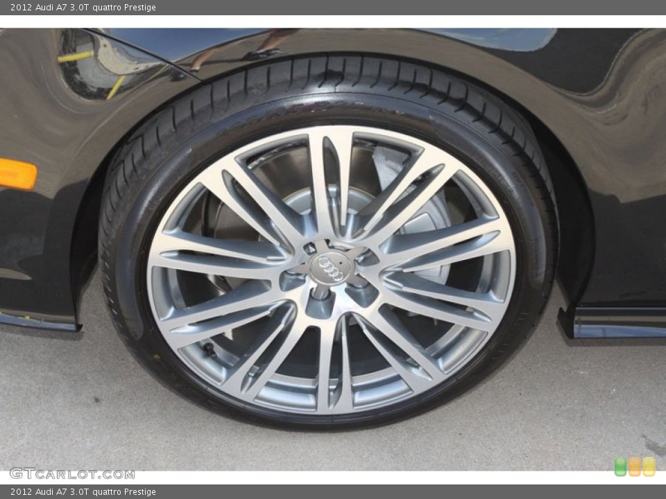 2012 Audi A7 3.0T quattro Prestige Wheel and Tire Photo #65624244