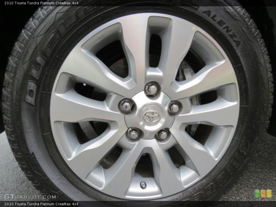 2010 Toyota Tundra Platinum CrewMax 4x4 Wheel and Tire Photo #65624799