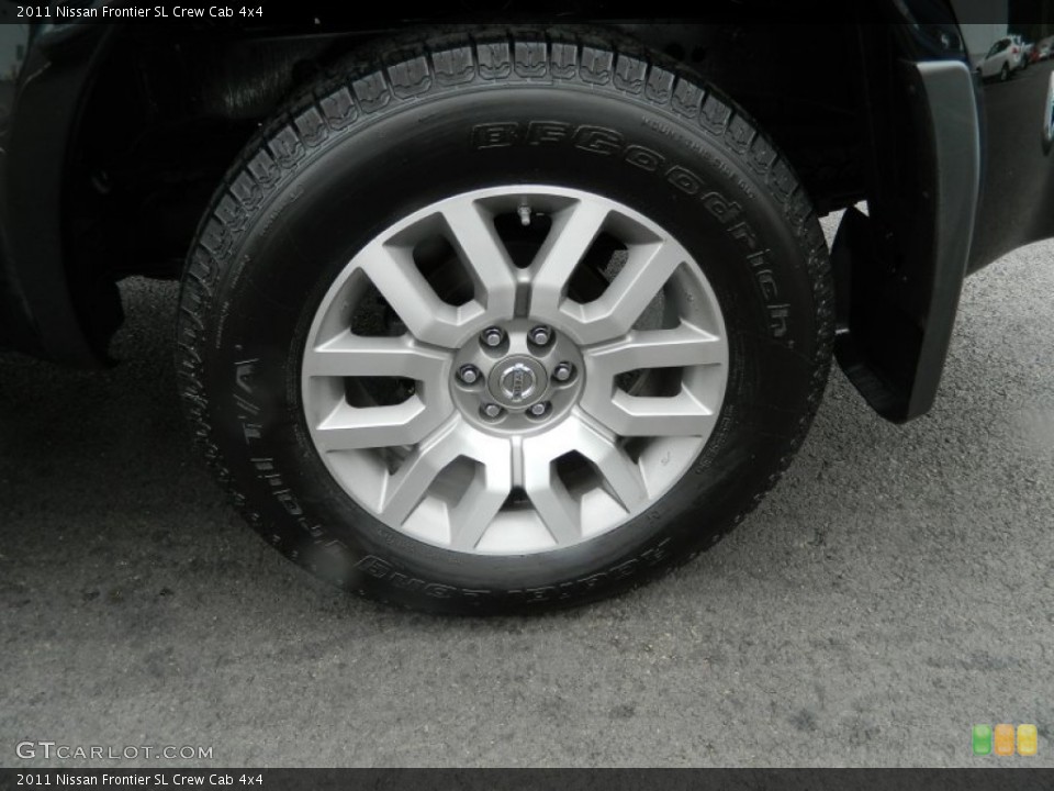 2011 Nissan Frontier SL Crew Cab 4x4 Wheel and Tire Photo #65626150