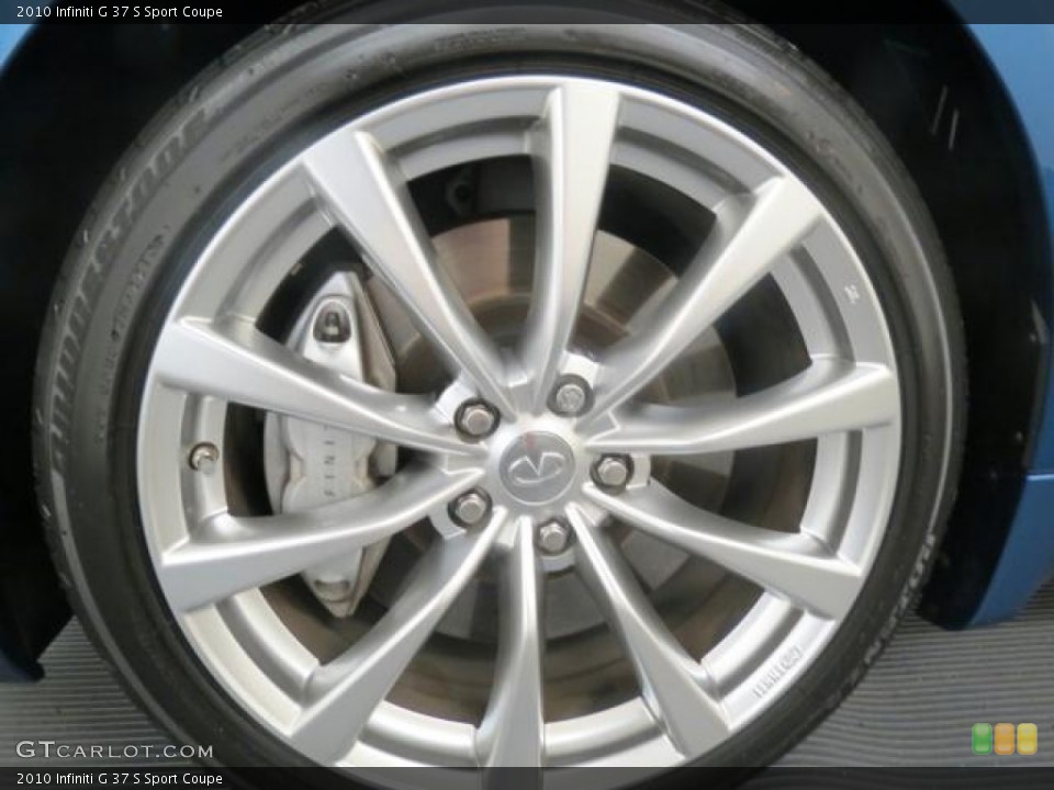 2010 Infiniti G 37 S Sport Coupe Wheel and Tire Photo #65626600
