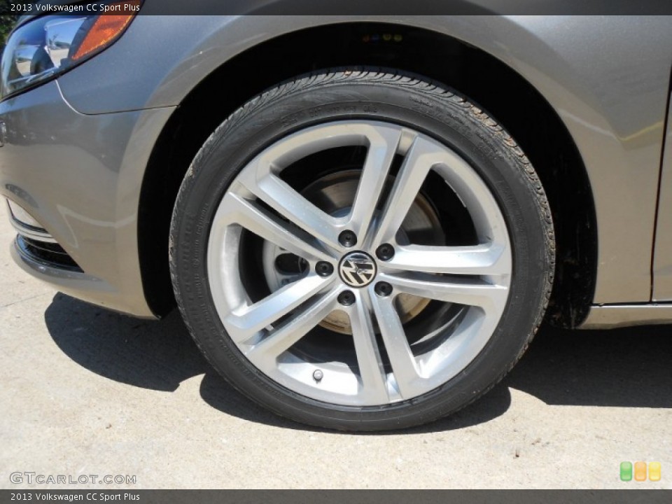2013 Volkswagen CC Sport Plus Wheel and Tire Photo #65634337