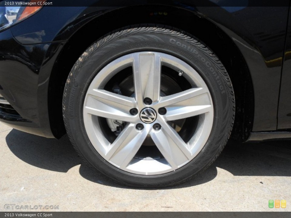 2013 Volkswagen CC Sport Wheel and Tire Photo #65634439