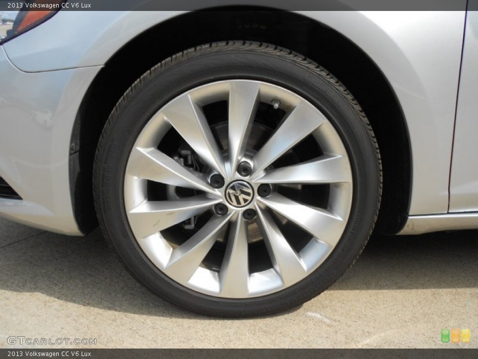 2013 Volkswagen CC V6 Lux Wheel and Tire Photo #65634586