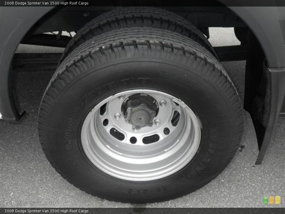2008 Dodge Sprinter Van 3500 High Roof Cargo Wheel and Tire Photo #65637121