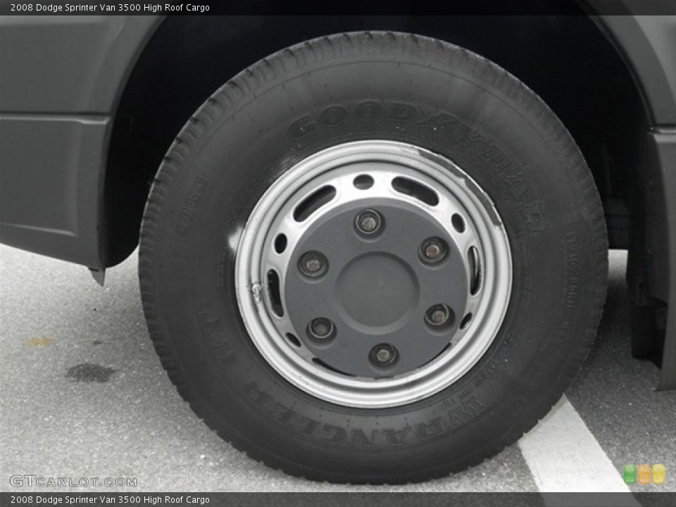 2008 Dodge Sprinter Van 3500 High Roof Cargo Wheel and Tire Photo #65637130