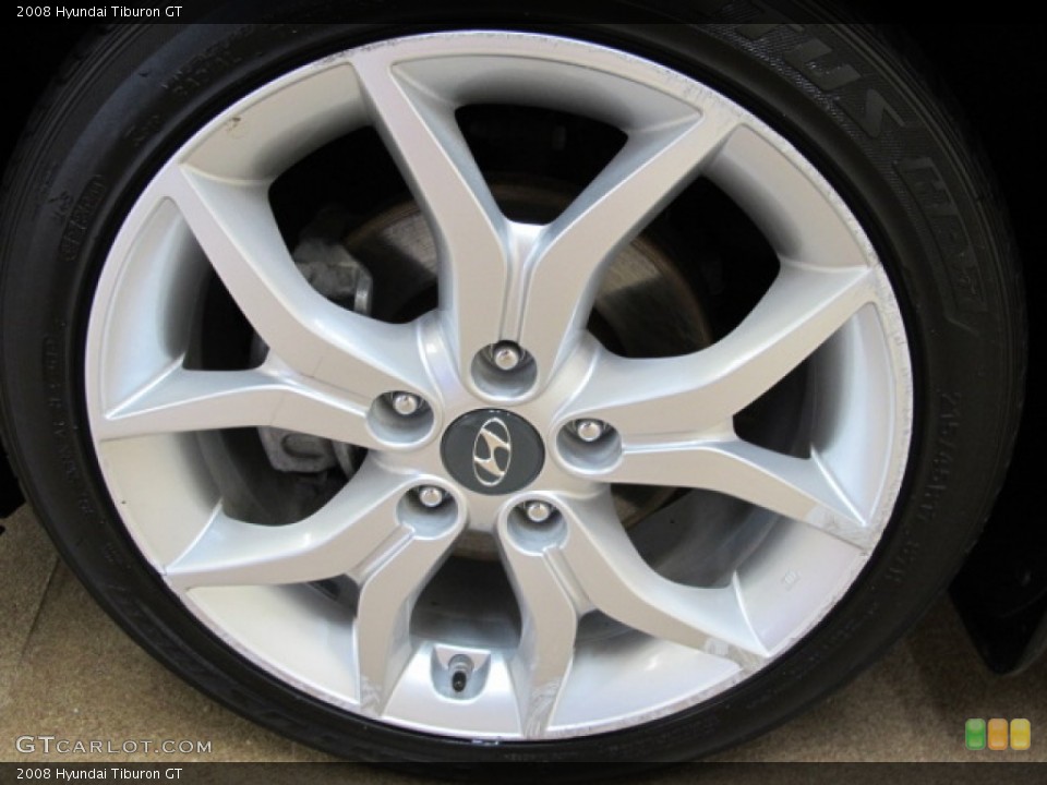 2008 Hyundai Tiburon GT Wheel and Tire Photo #65644651