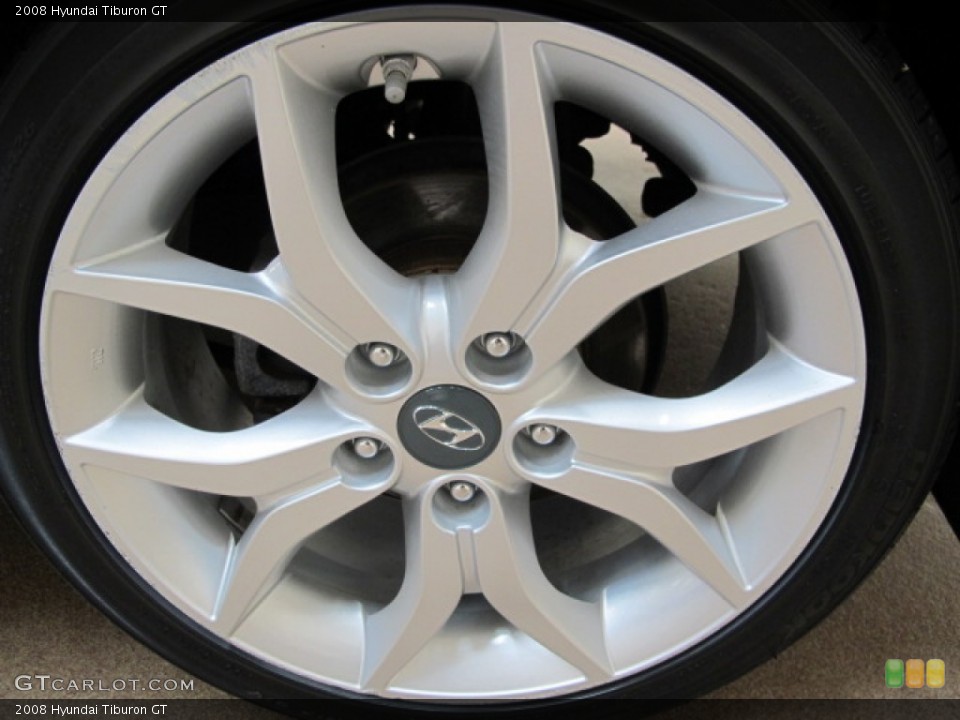 2008 Hyundai Tiburon GT Wheel and Tire Photo #65644660