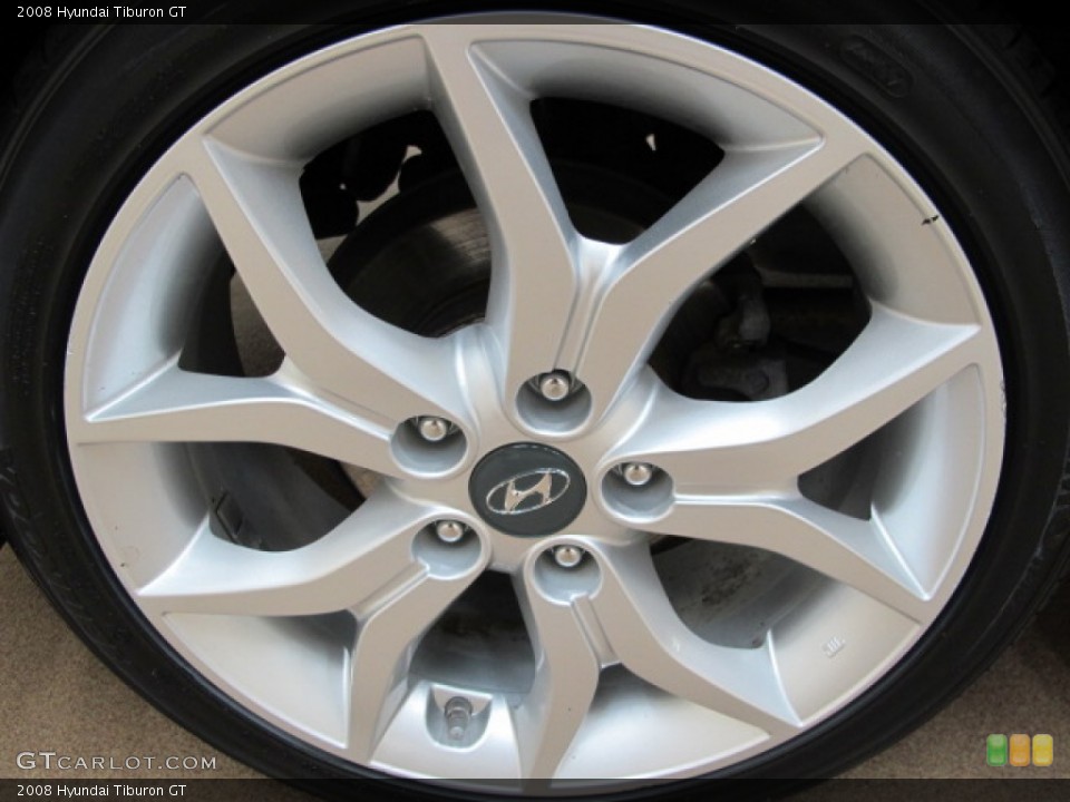 2008 Hyundai Tiburon GT Wheel and Tire Photo #65644666