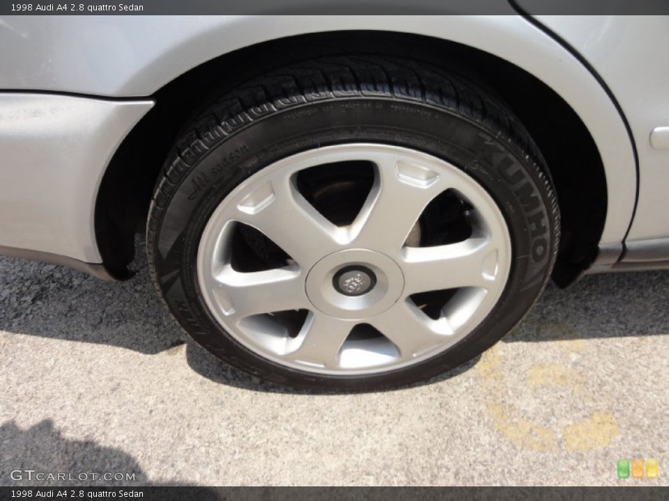 1998 Audi A4 2.8 quattro Sedan Wheel and Tire Photo #65647474