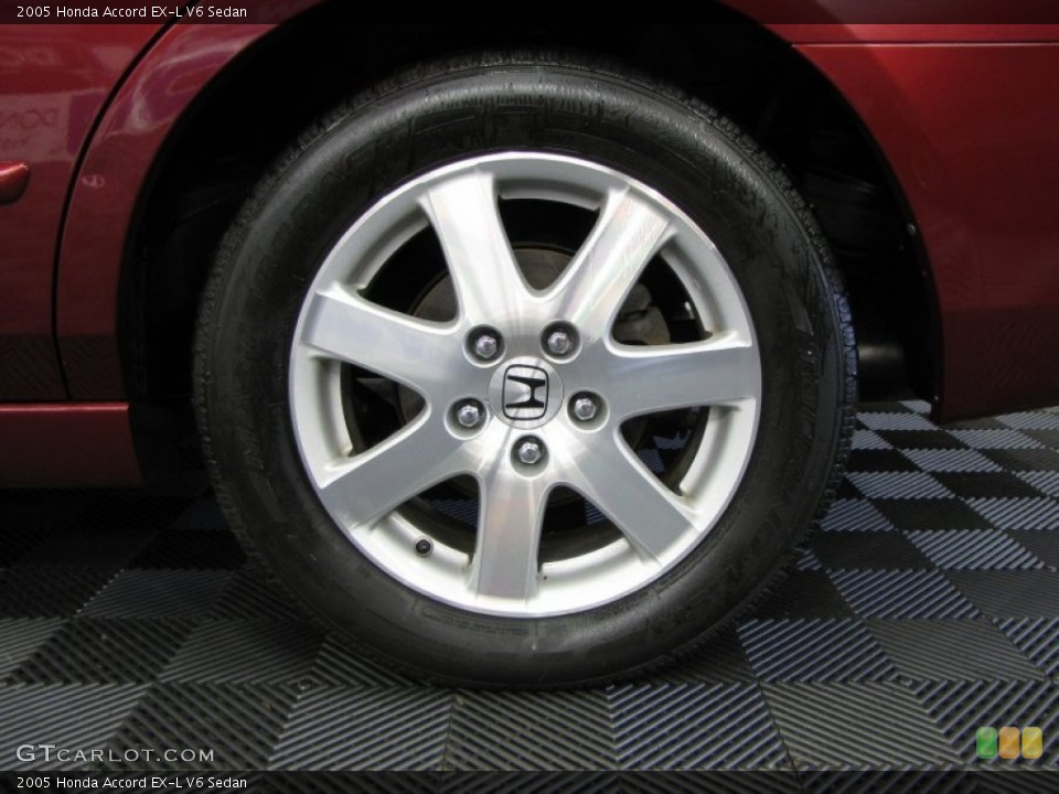 2005 Honda Accord EX-L V6 Sedan Wheel and Tire Photo #65650245