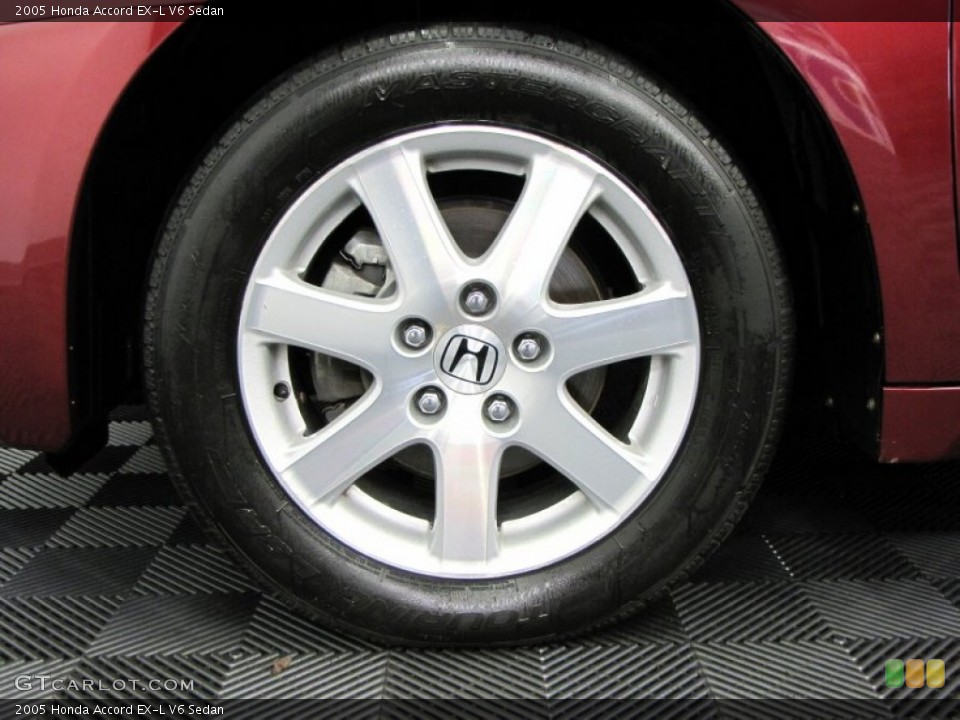 2005 Honda Accord EX-L V6 Sedan Wheel and Tire Photo #65650252