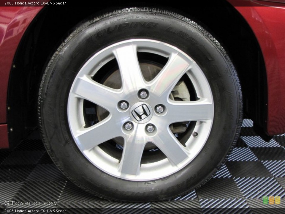 2005 Honda Accord EX-L V6 Sedan Wheel and Tire Photo #65650261