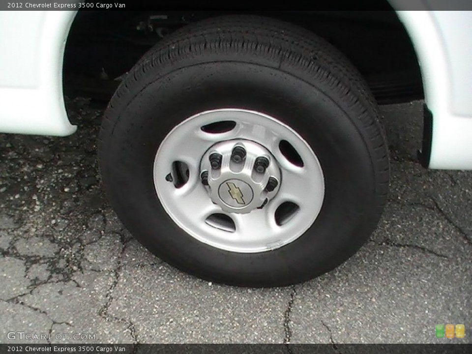 2012 Chevrolet Express 3500 Cargo Van Wheel and Tire Photo #65653366