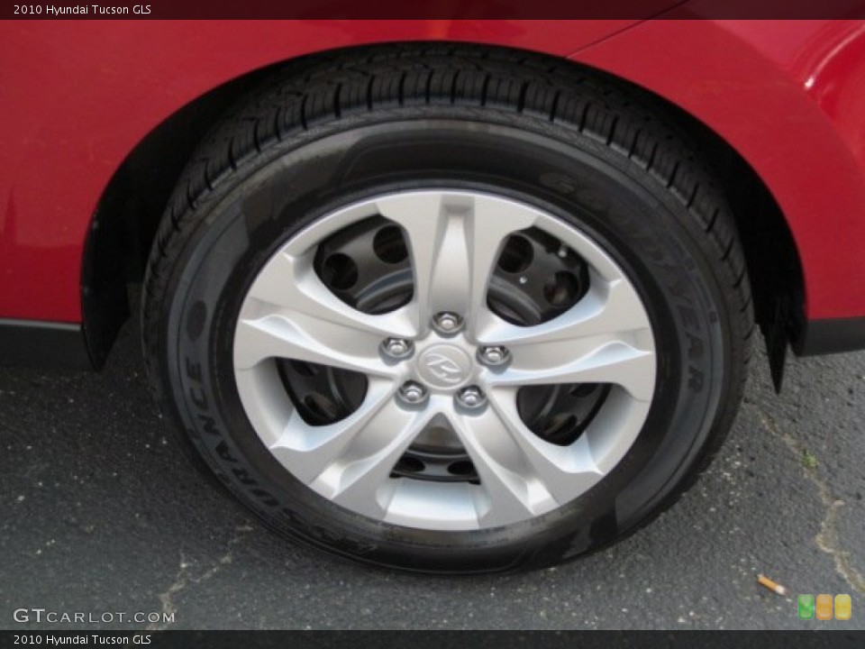 2010 Hyundai Tucson GLS Wheel and Tire Photo #65657419