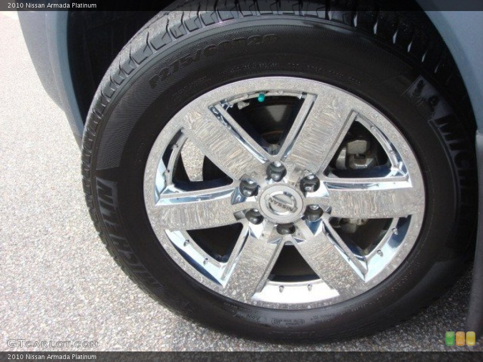 2010 Nissan Armada Platinum Wheel and Tire Photo #65663089
