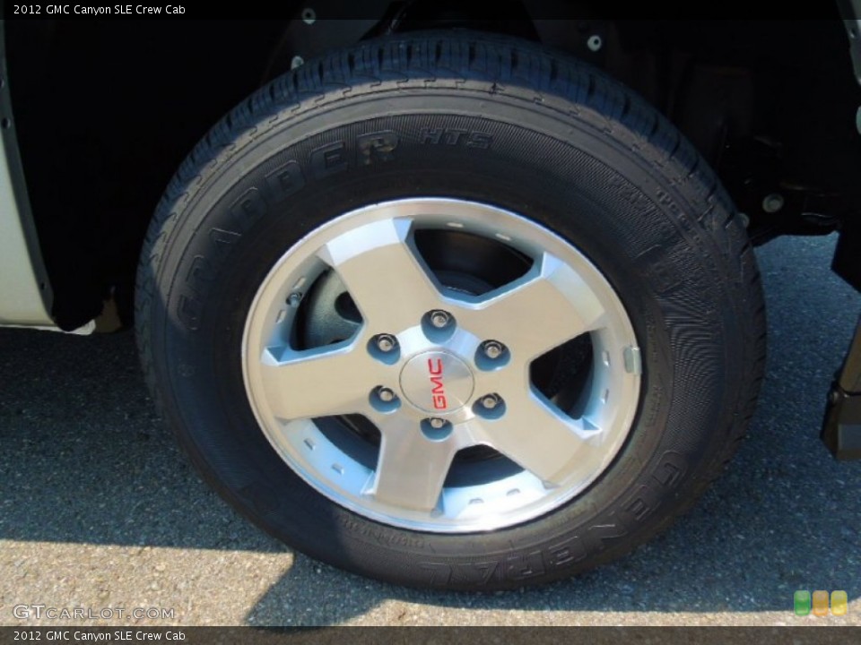 2012 GMC Canyon SLE Crew Cab Wheel and Tire Photo #65665171