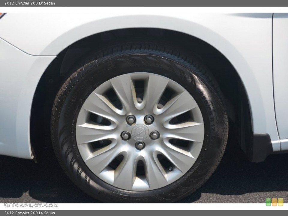 2012 Chrysler 200 LX Sedan Wheel and Tire Photo #65670823
