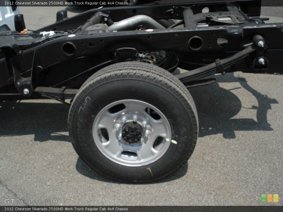 2012 Chevrolet Silverado 2500HD Work Truck Regular Cab 4x4 Chassis Wheel and Tire Photo #65682330