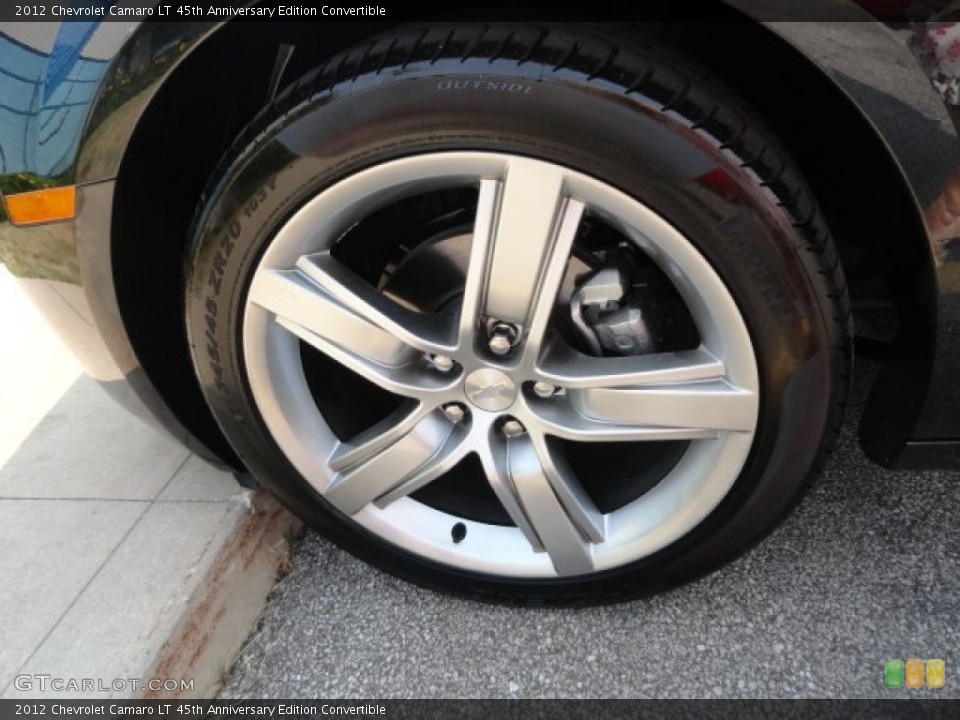 2012 Chevrolet Camaro LT 45th Anniversary Edition Convertible Wheel and Tire Photo #65685936