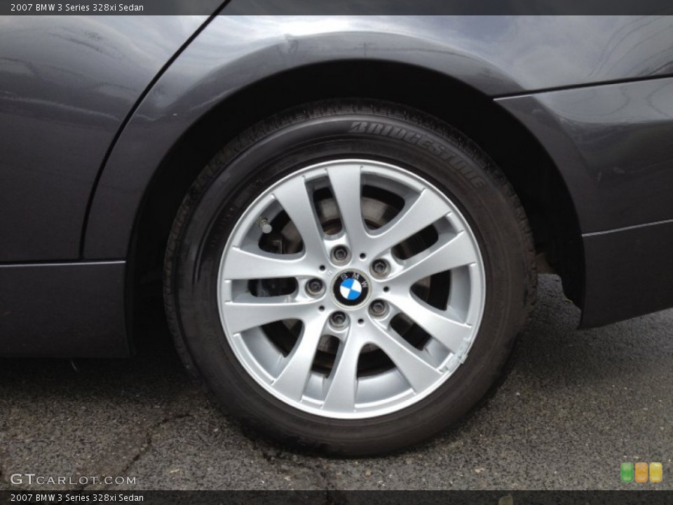 2007 BMW 3 Series 328xi Sedan Wheel and Tire Photo #65699276