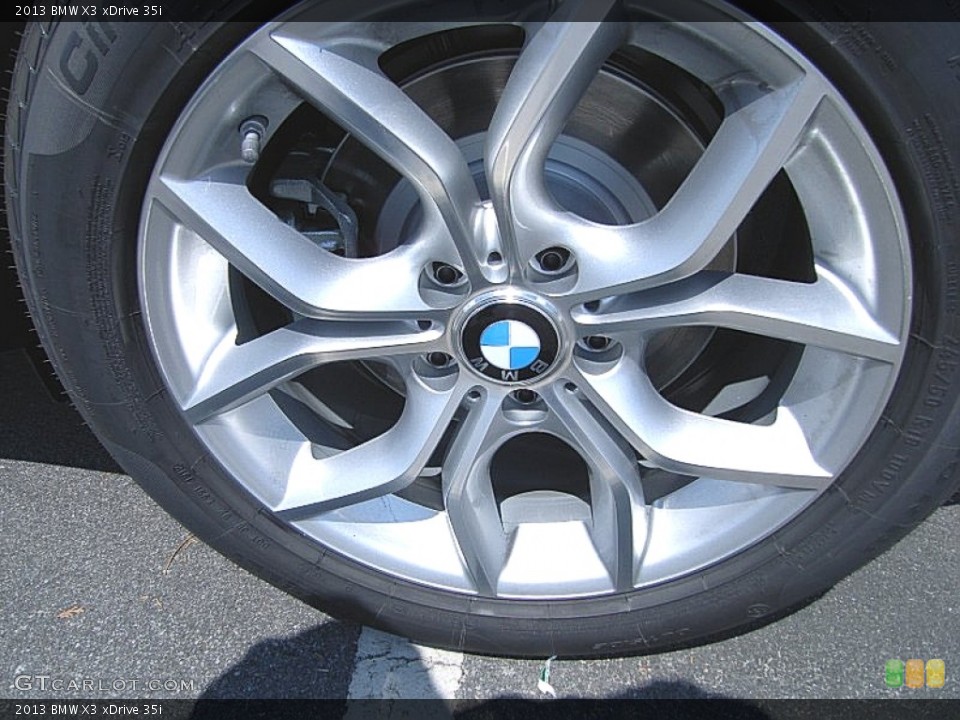 2013 BMW X3 xDrive 35i Wheel and Tire Photo #65701727