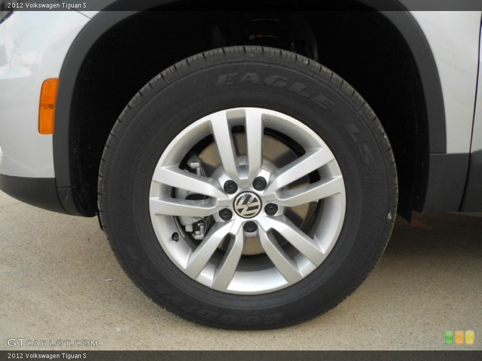 2012 Volkswagen Tiguan S Wheel and Tire Photo #65706332