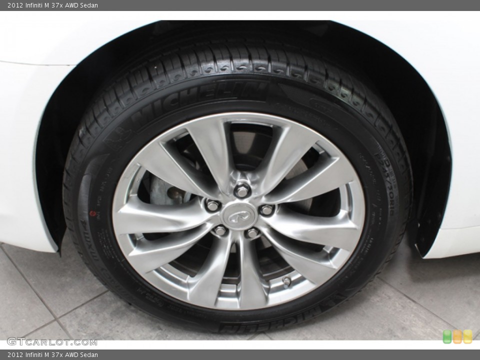 2012 Infiniti M 37x AWD Sedan Wheel and Tire Photo #65710040