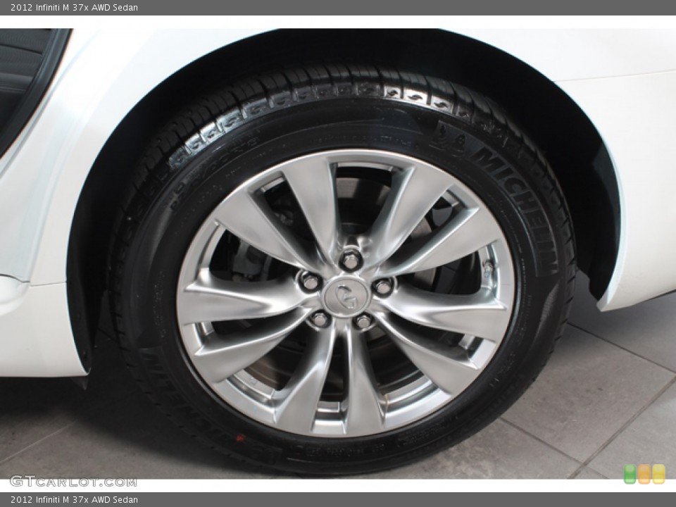 2012 Infiniti M 37x AWD Sedan Wheel and Tire Photo #65710049