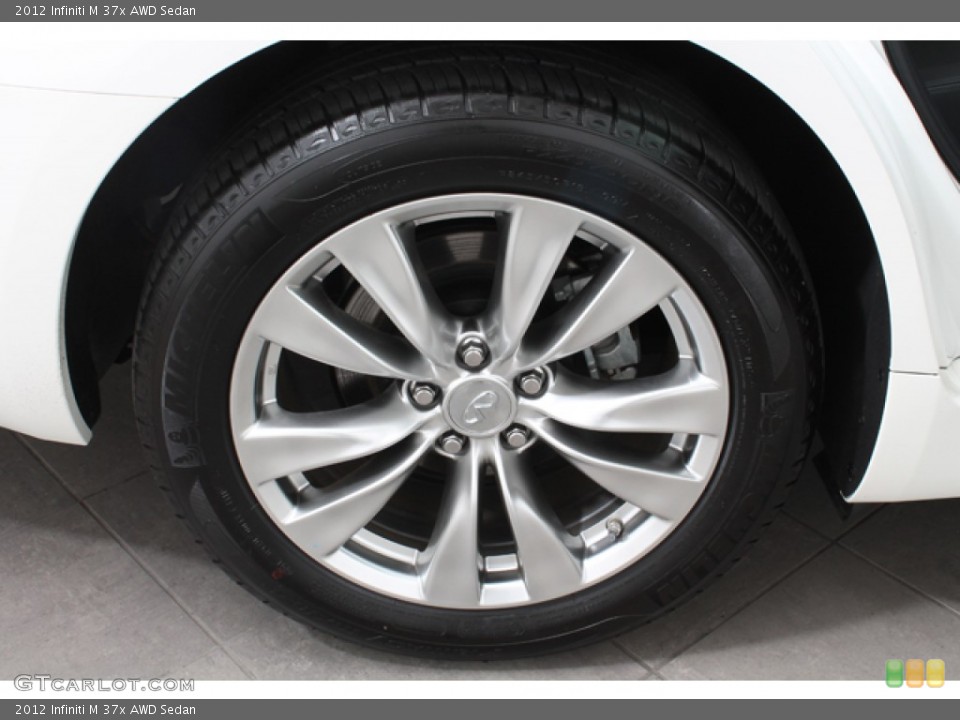 2012 Infiniti M 37x AWD Sedan Wheel and Tire Photo #65710058