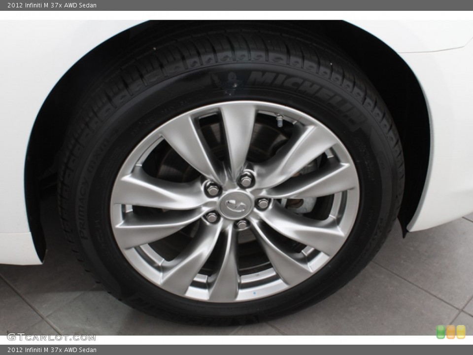 2012 Infiniti M 37x AWD Sedan Wheel and Tire Photo #65710067