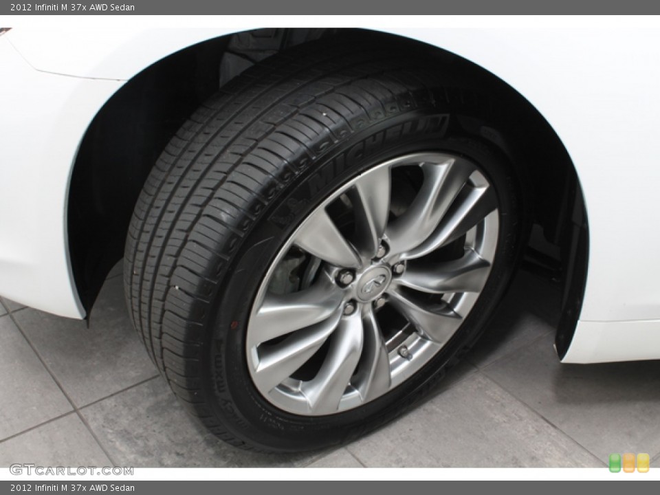 2012 Infiniti M 37x AWD Sedan Wheel and Tire Photo #65710082