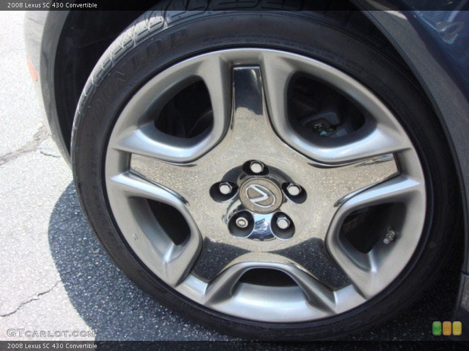 2008 Lexus SC 430 Convertible Wheel and Tire Photo #65710538